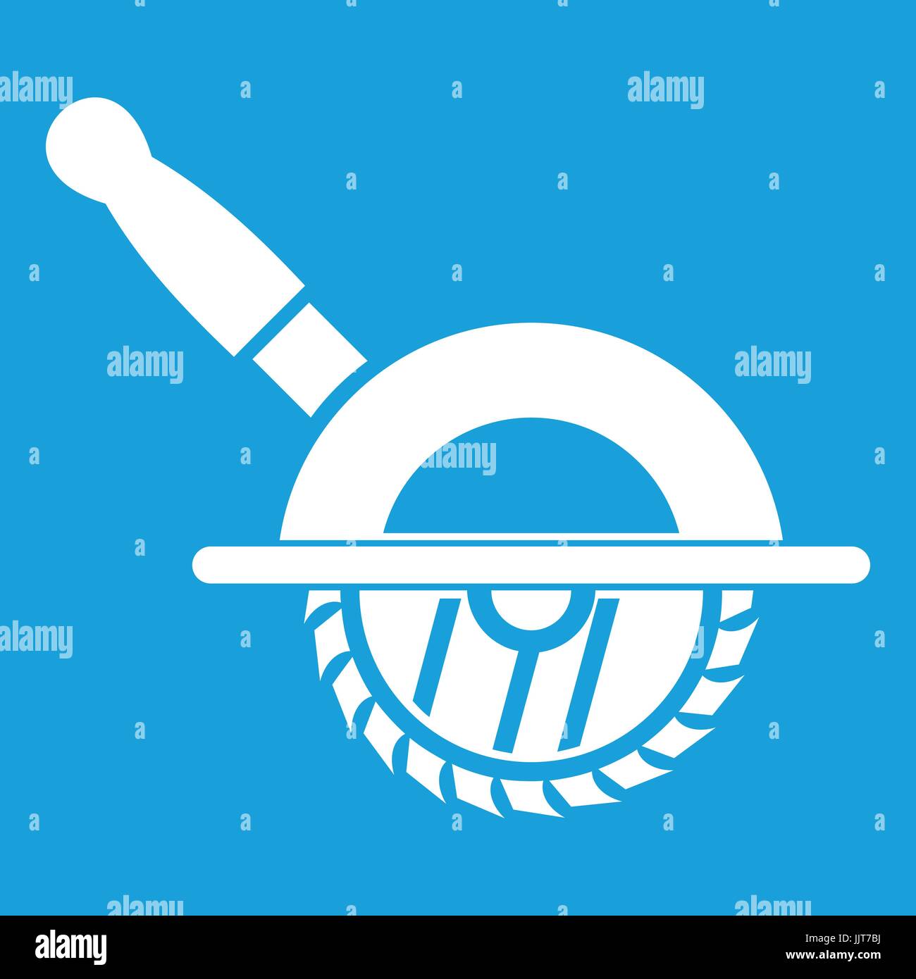 Circular saw icon white Stock Vector Image & Art - Alamy