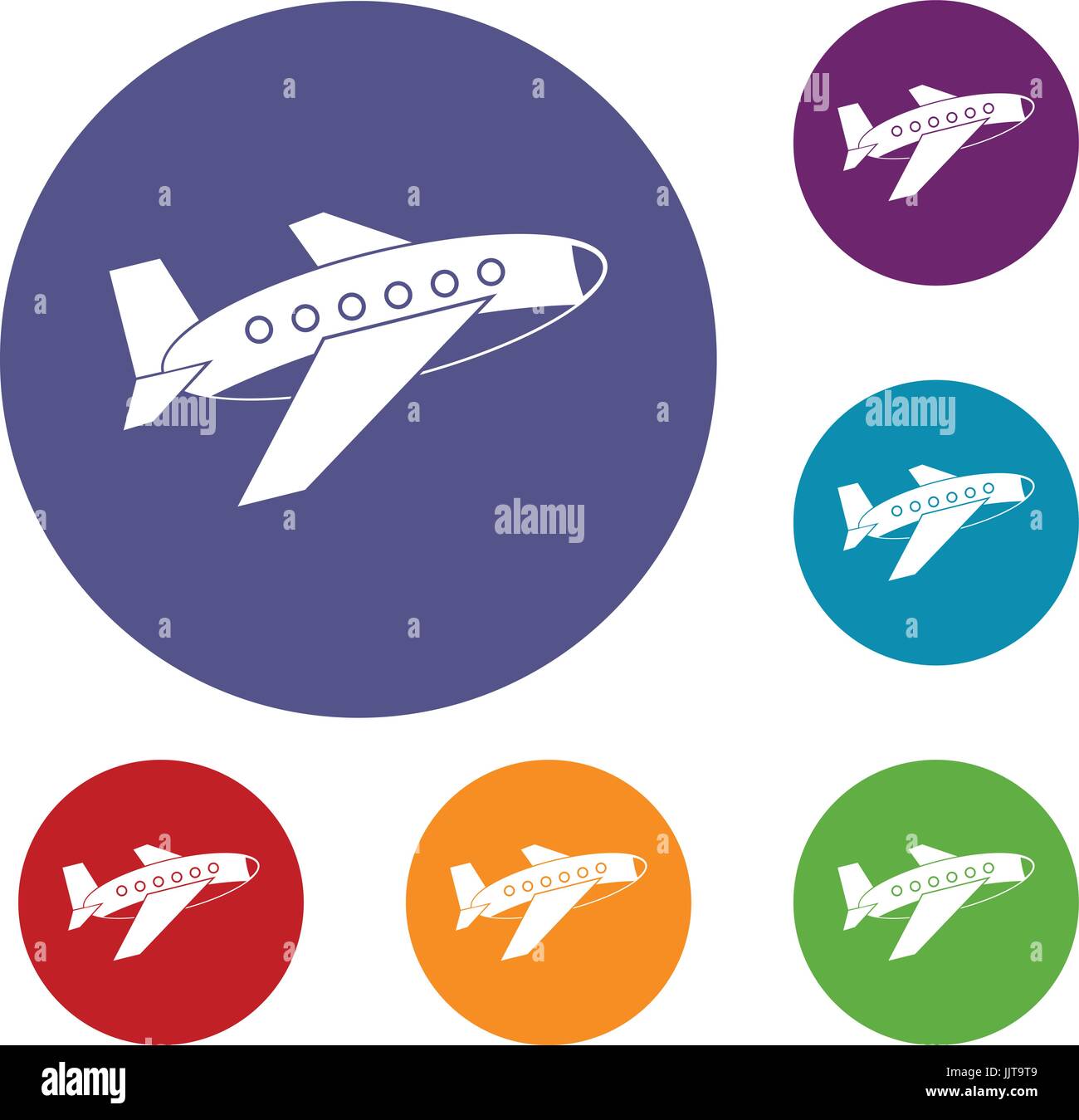 Engine set in fuselage Stock Vector Images - Alamy