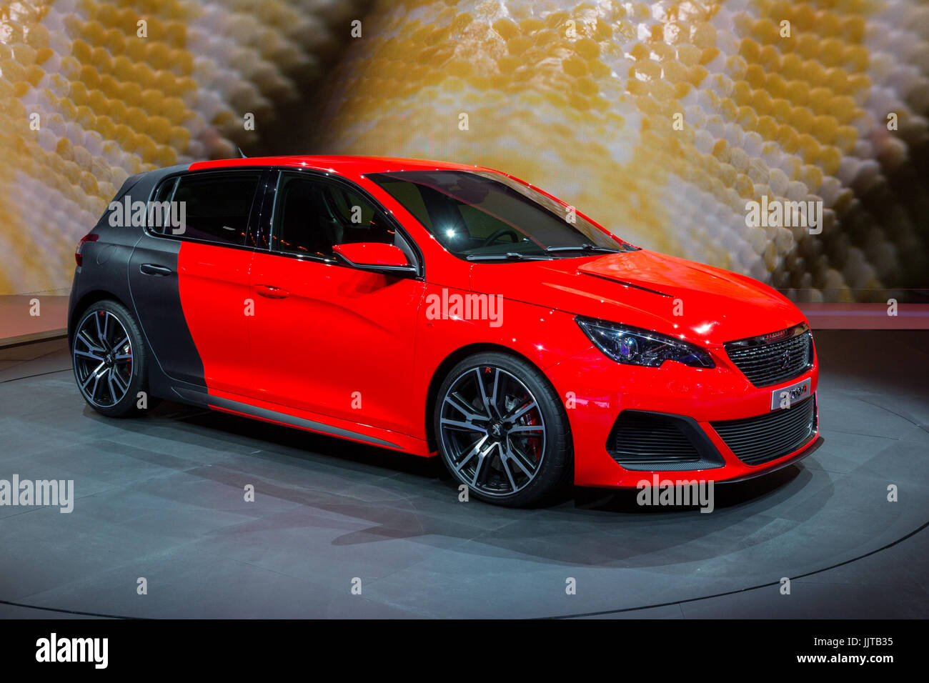 FRANKFURT, GERMANY - SEP 13, 2013: Peugeot 308R at the Frankfurt IAA Motor Show. Stock Photo