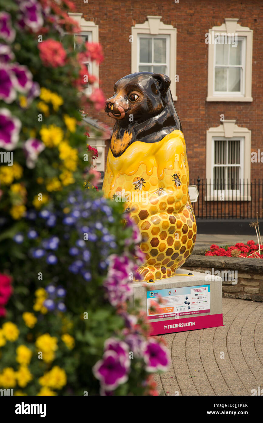 The Big Sleuth Birmingham Honeybear Sutton Coldfield Summer 2017 Stock Photo