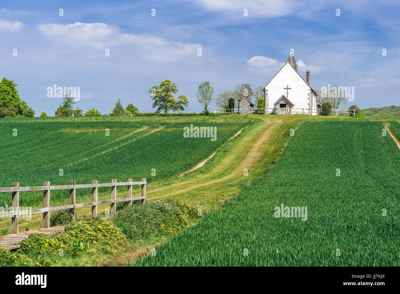 St Hubert's Church in Hampshire Stock Photo Alamy
