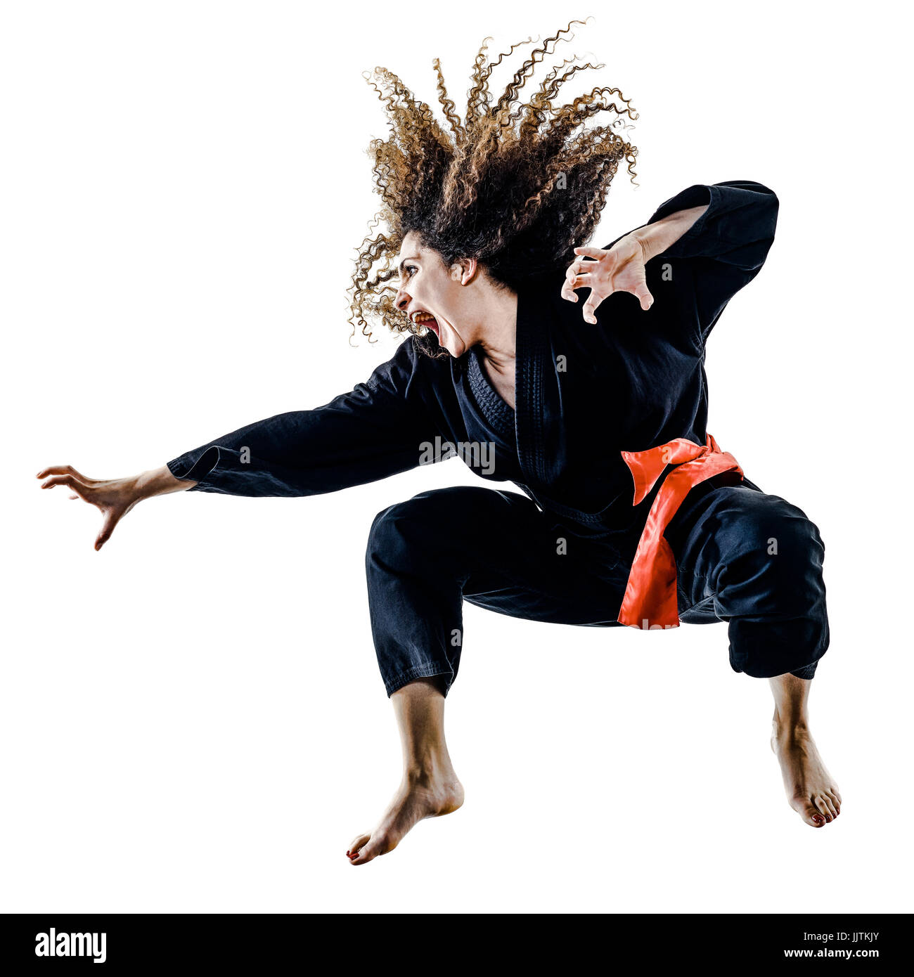 Kung fu jump hires stock photography and images Alamy