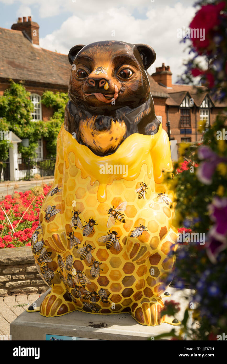 The Big Sleuth Birmingham Honeybear Sutton Coldfield Summer 2017 Stock Photo