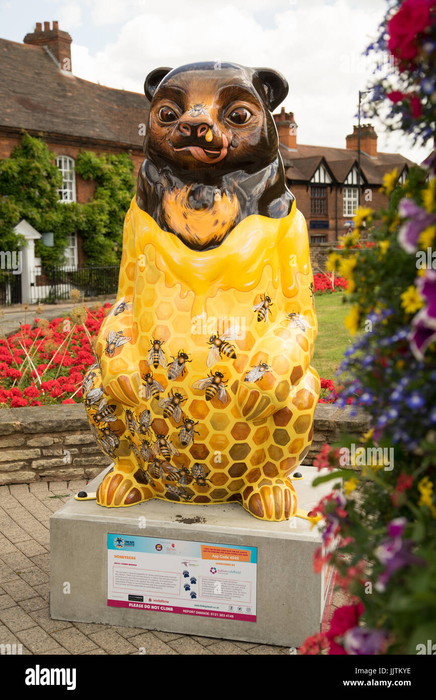 The Big Sleuth Birmingham Honeybear Sutton Coldfield Summer 2017 Stock Photo