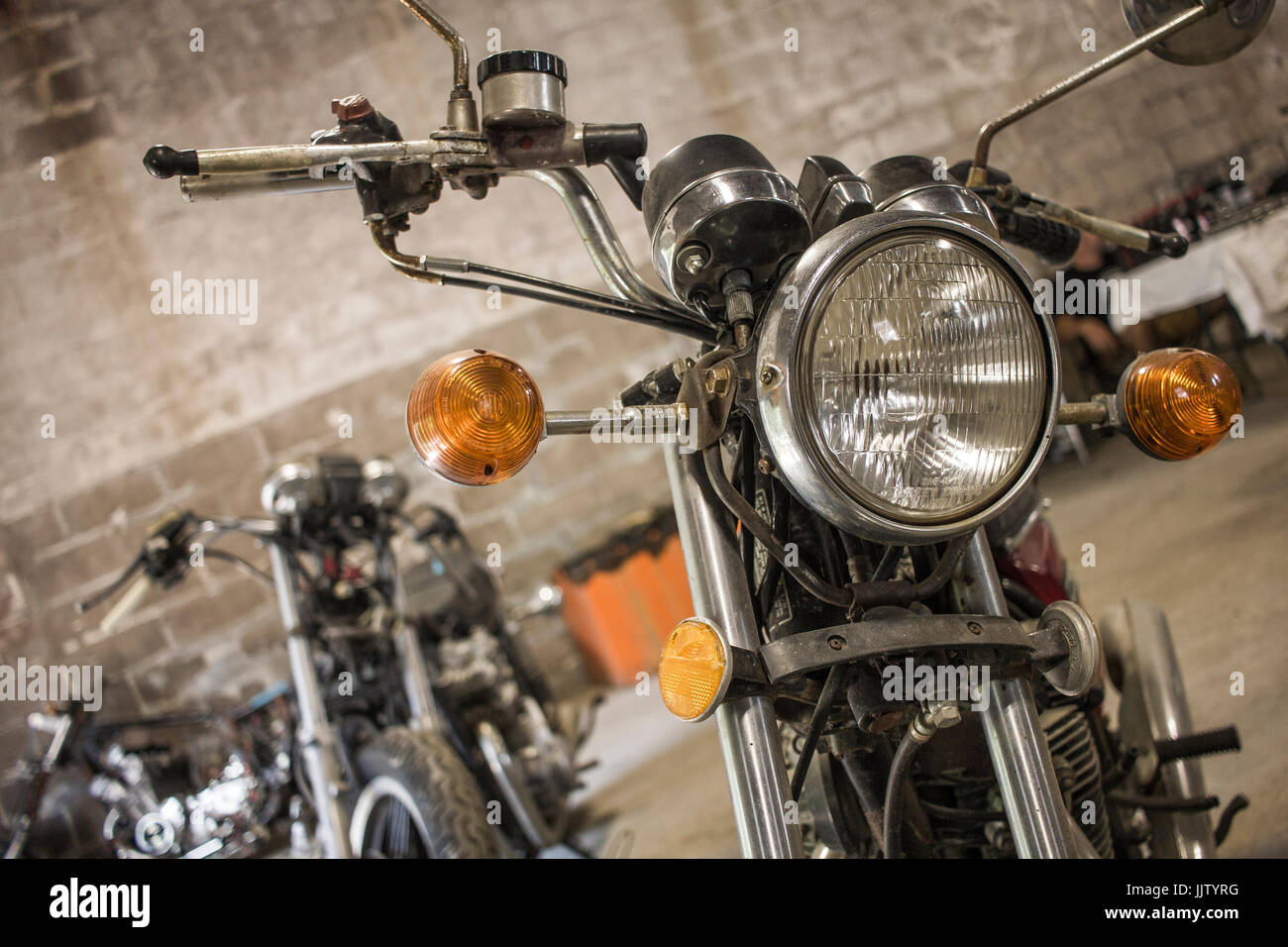 Vintage Bike Show at The Yard in Manlius Stock Photo Alamy