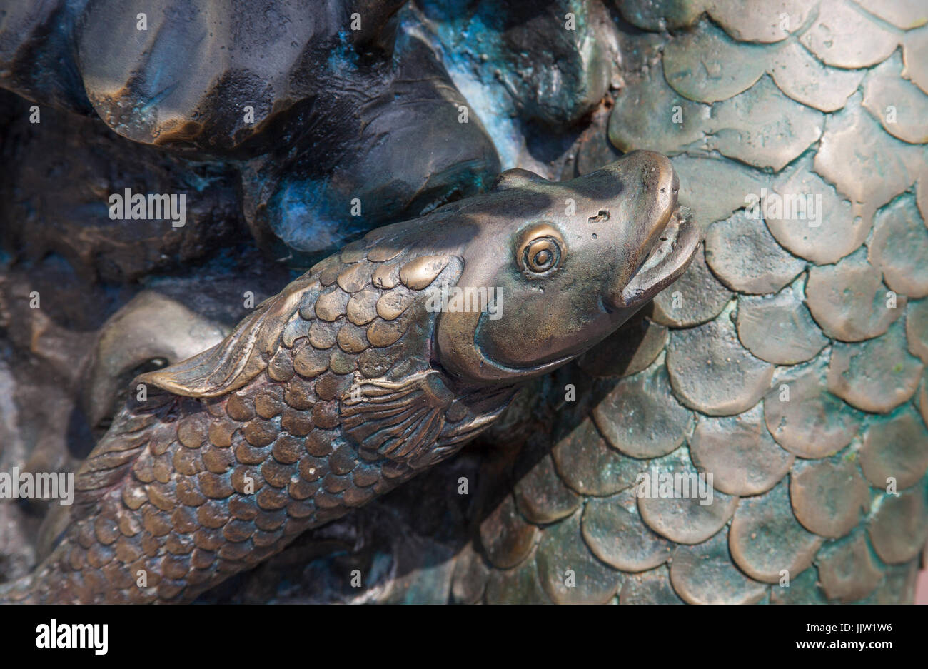 Bronze Statue of a Mermaid in La Jolla, California Stock Photo Alamy