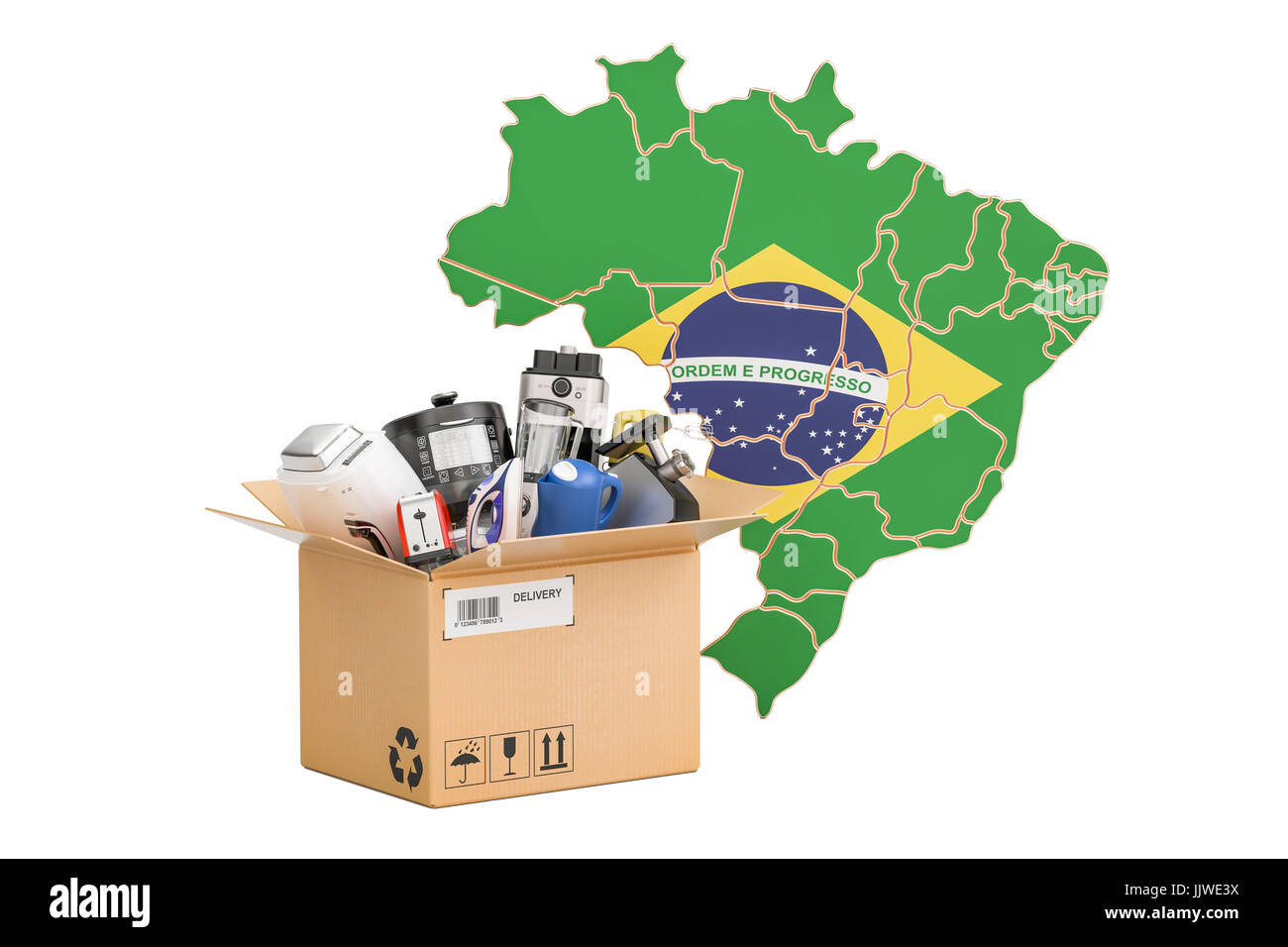 Production, shopping and delivery of household appliances from Brazil ...