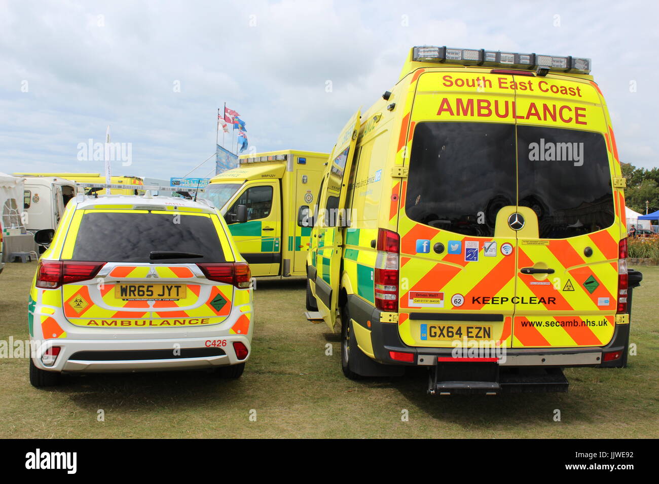 REAR OF SOUTH EAST COAST AMBULANCE SERVICE NHS FOUNDATION TRUST SECAMB