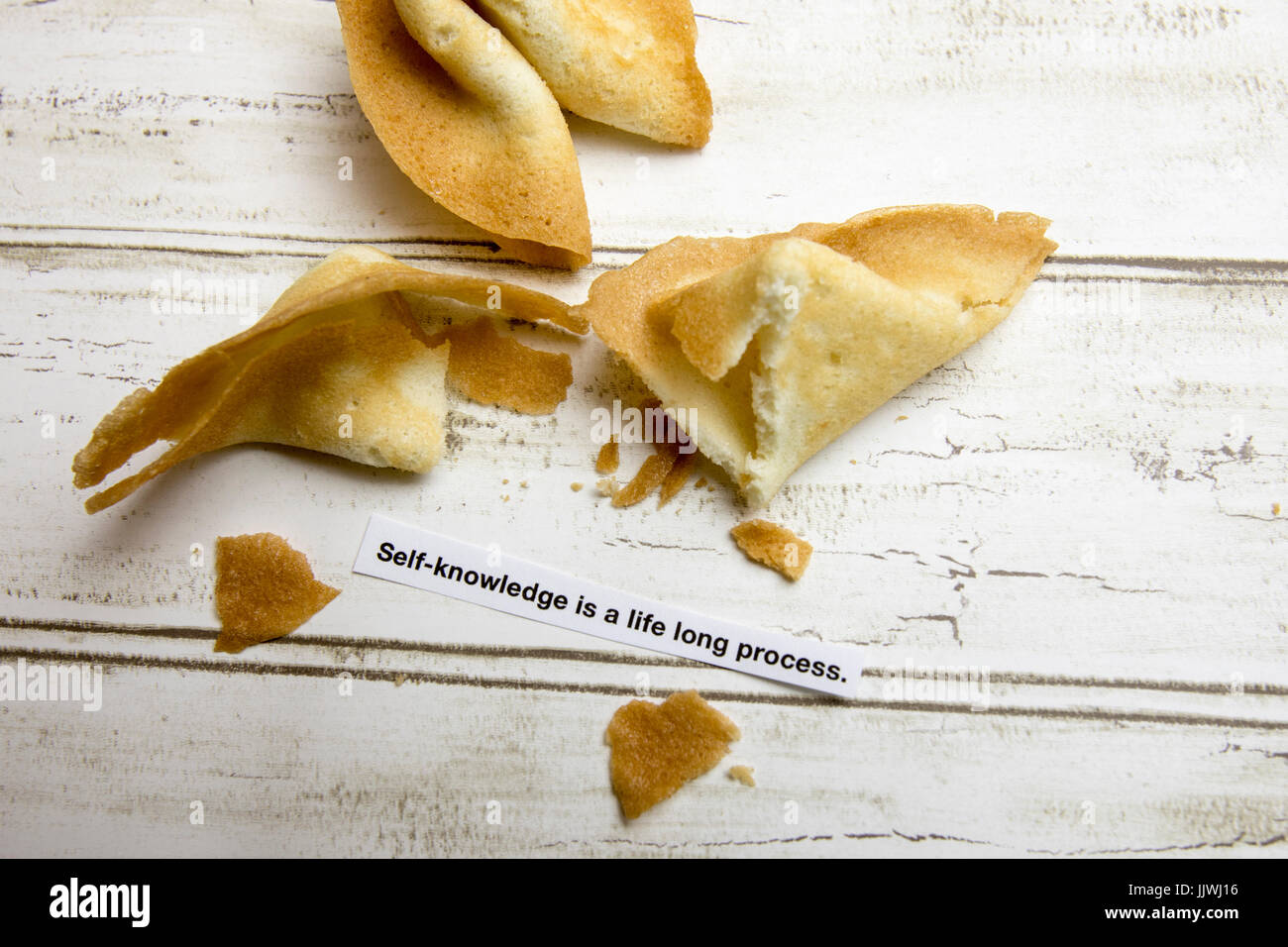 Chinese fortune cookies with inspirational message Stock Photo Alamy