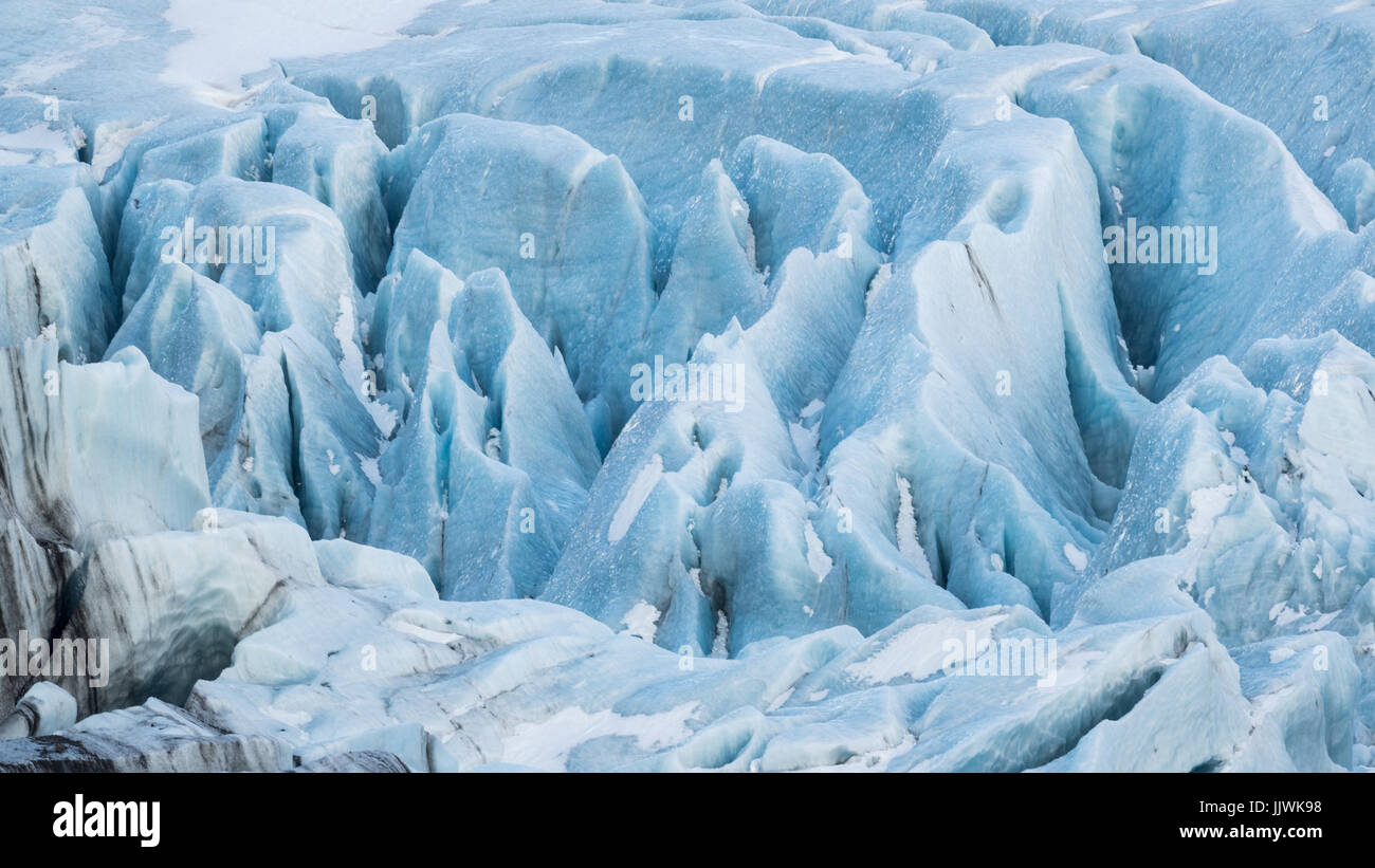 Glacier ice close up taken in Iceland Stock Photo - Alamy