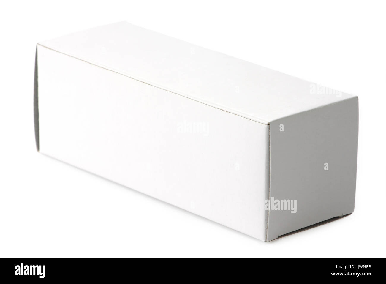 Box isolated on white background Stock Photo - Alamy