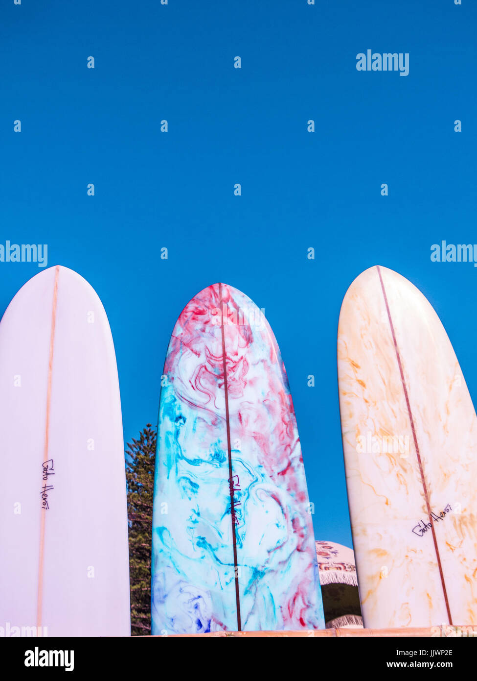 Surfboards on Sale at Surf Festival in Byron Bay Stock Photo Alamy