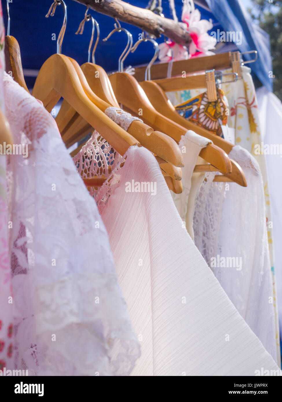 Women's Clothing Hanging Stock Photos & Women's Clothing ...