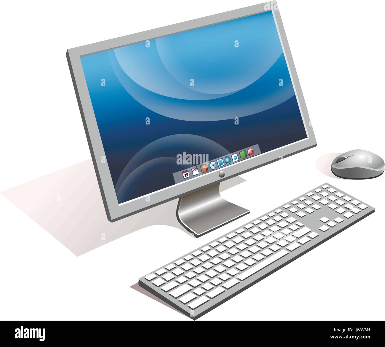 Computer Monitor With Keyboard
