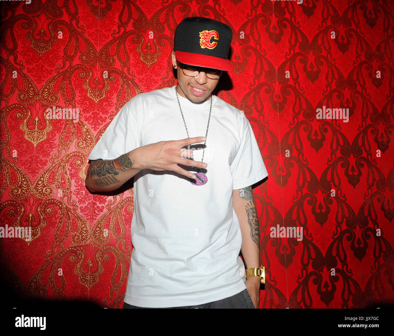 Cory Gunz exclusive portrait Club Haute May 26,2011 Los Angeles. Stock Photo