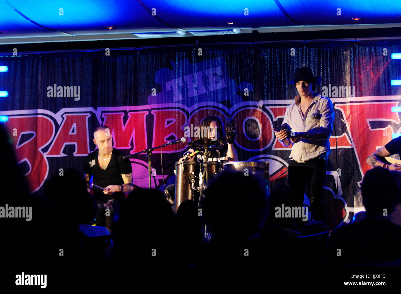 Street Drum Corps performing Bamboozle Festival Day 2 Angel Stadium