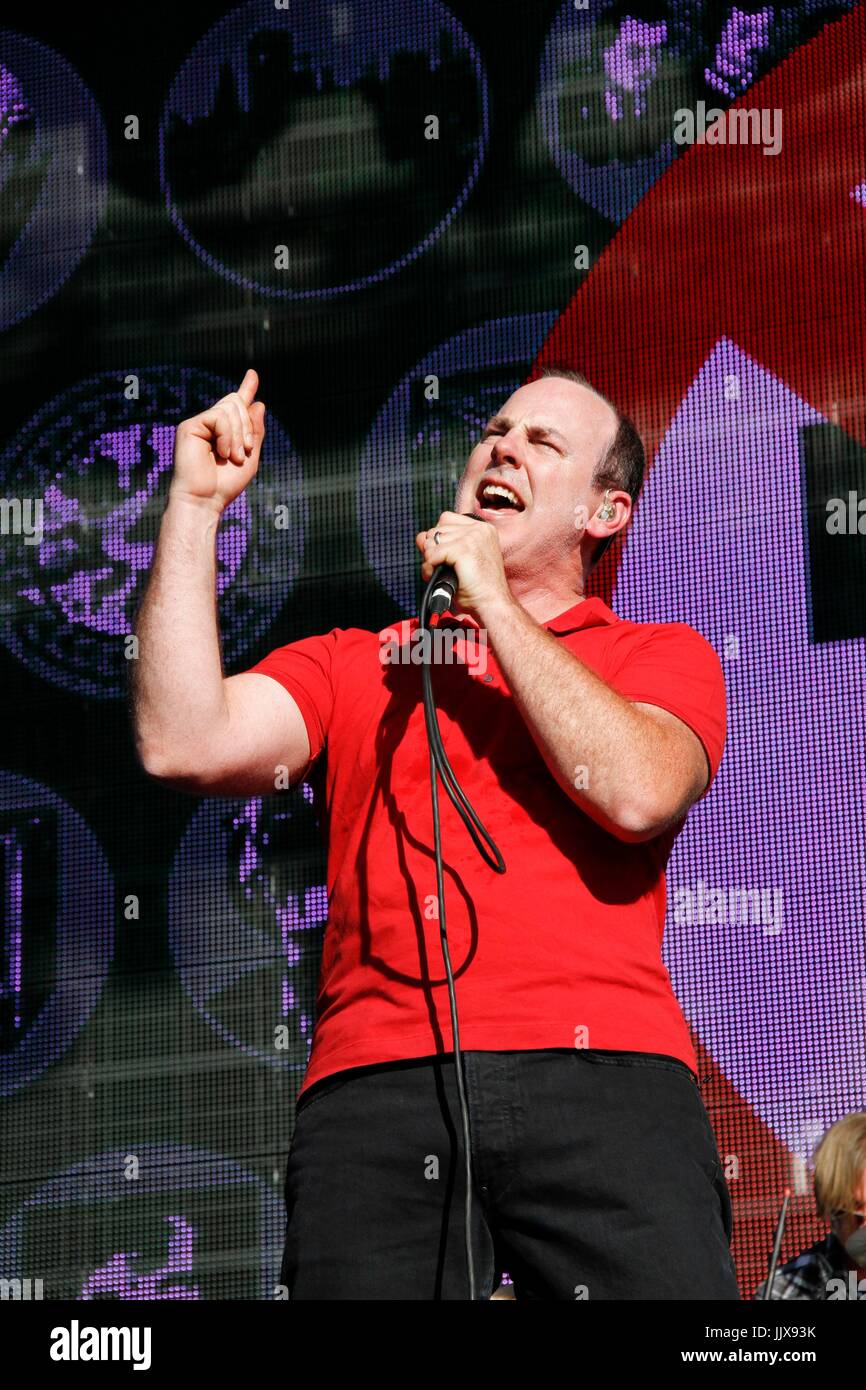 Greg Graffin Bad Religion performs Epicenter 2010 Music Festival Day 2 Auto Club Speedway September 26,2010 Fontana,California. Stock Photo