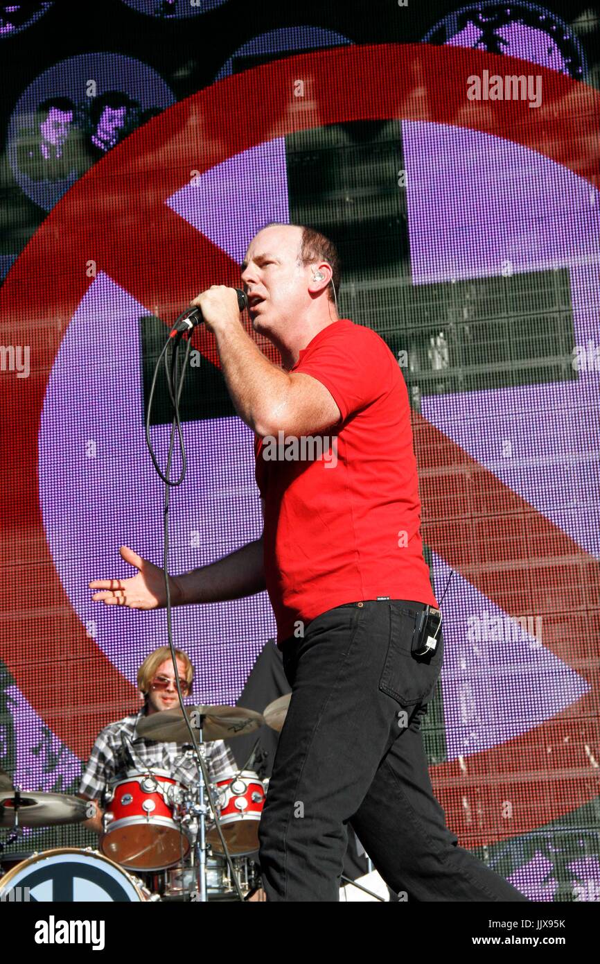Greg Graffin Bad Religion performs Epicenter 2010 Music Festival Day 2 Auto Club Speedway September 26,2010 Fontana,California. Stock Photo