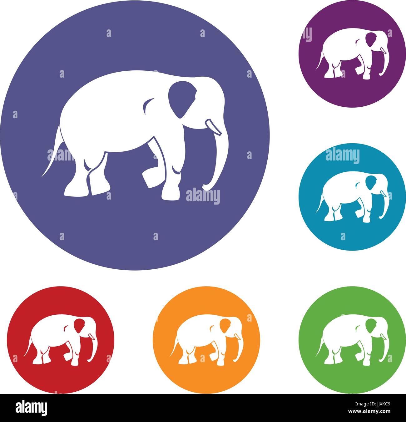 Red ear elephant Stock Vector Images - Alamy