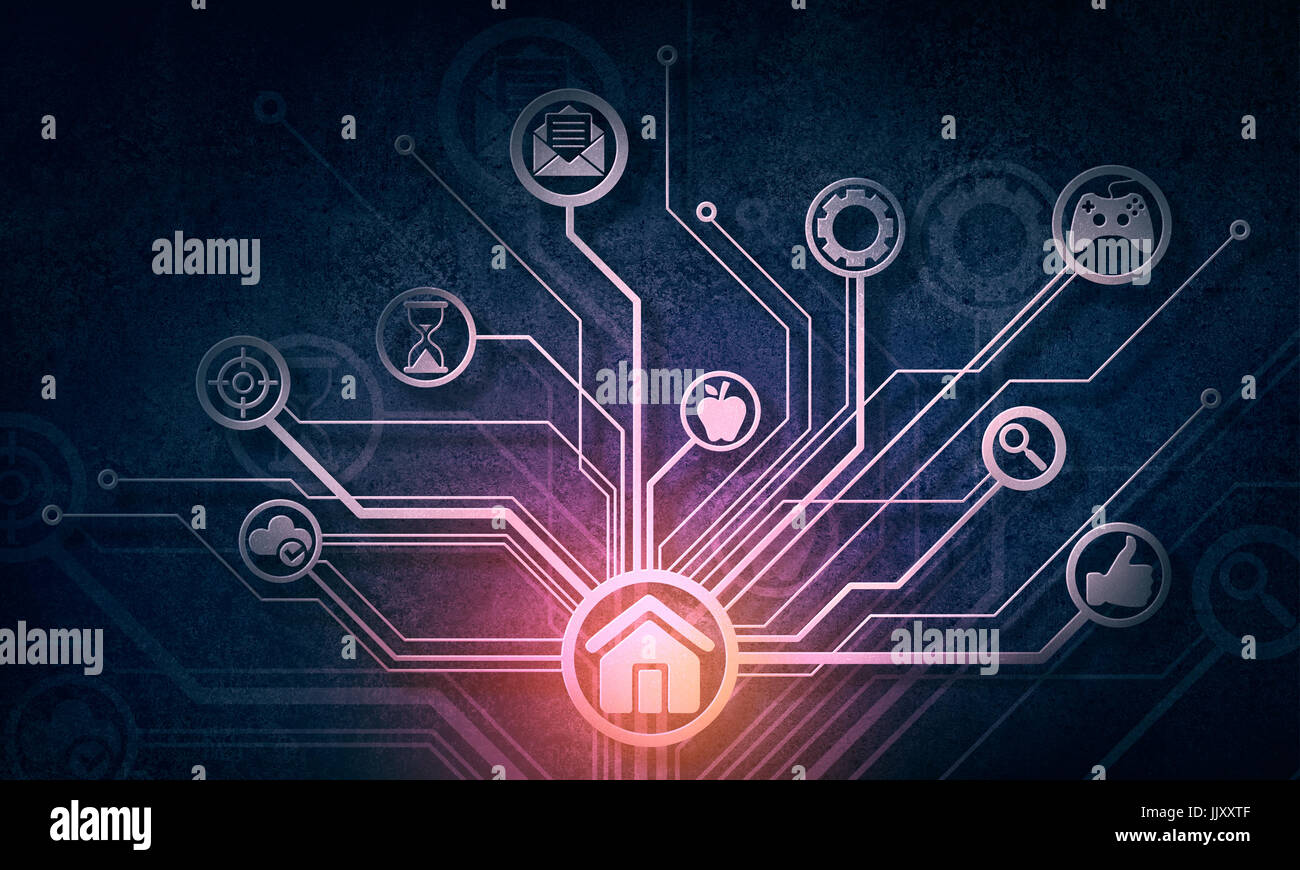 Social media communication Stock Photo Alamy