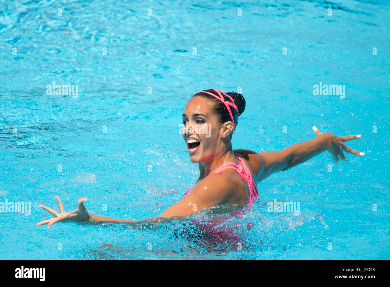 Budapest, Hungary. 19th July, 2017. Ona Carbonell (ESP) Synchronized Swimming 17th FINA World