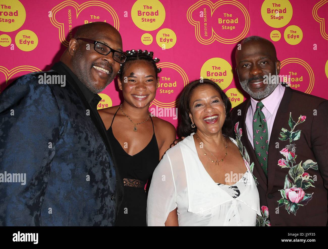 Santa Monica, Ca. 20th July, 2017. Marvin Winans, Debbie Allen, BeBe