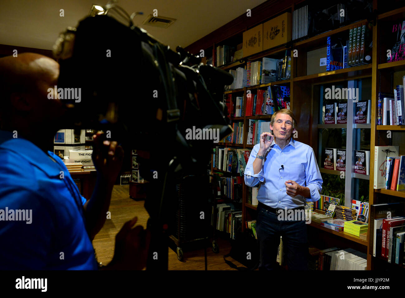 Coral Gables, FL, USA. 20th June, 2017. Television Meteorologist Bryan