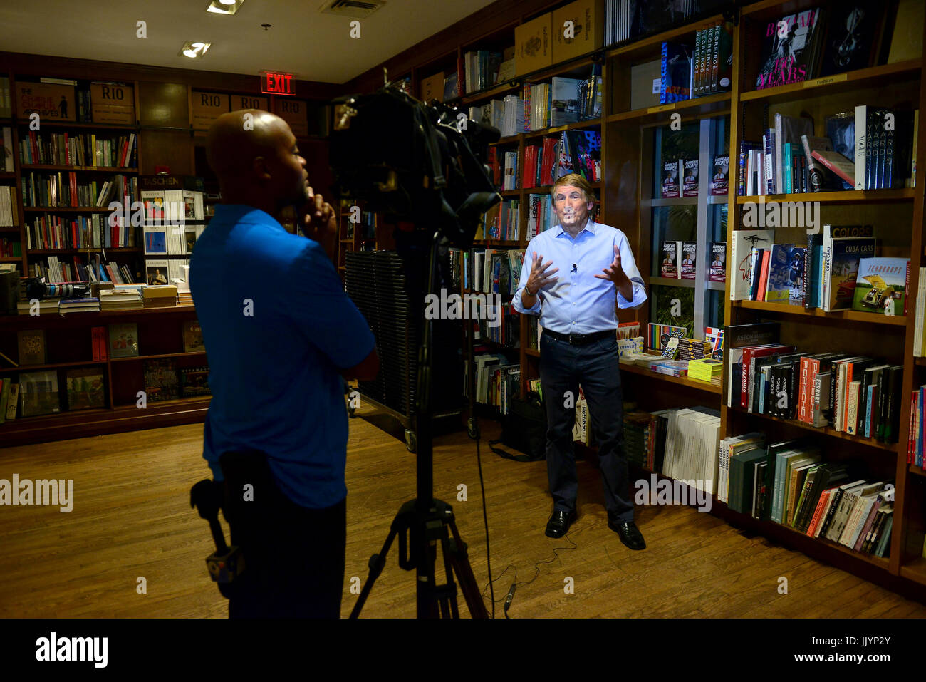 Coral Gables, FL, USA. 20th June, 2017. Television Meteorologist Bryan