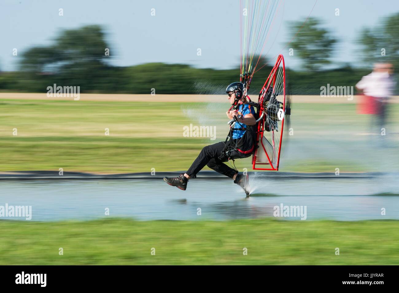 Wroclaw, Poland. 21st July, 2017. The World Games, an international multi-sport event is hold on July 20 in Wroclaw, Poland.  In the picture: Paramotoring Credit: East News sp. z o.o./Alamy Live News Stock Photo