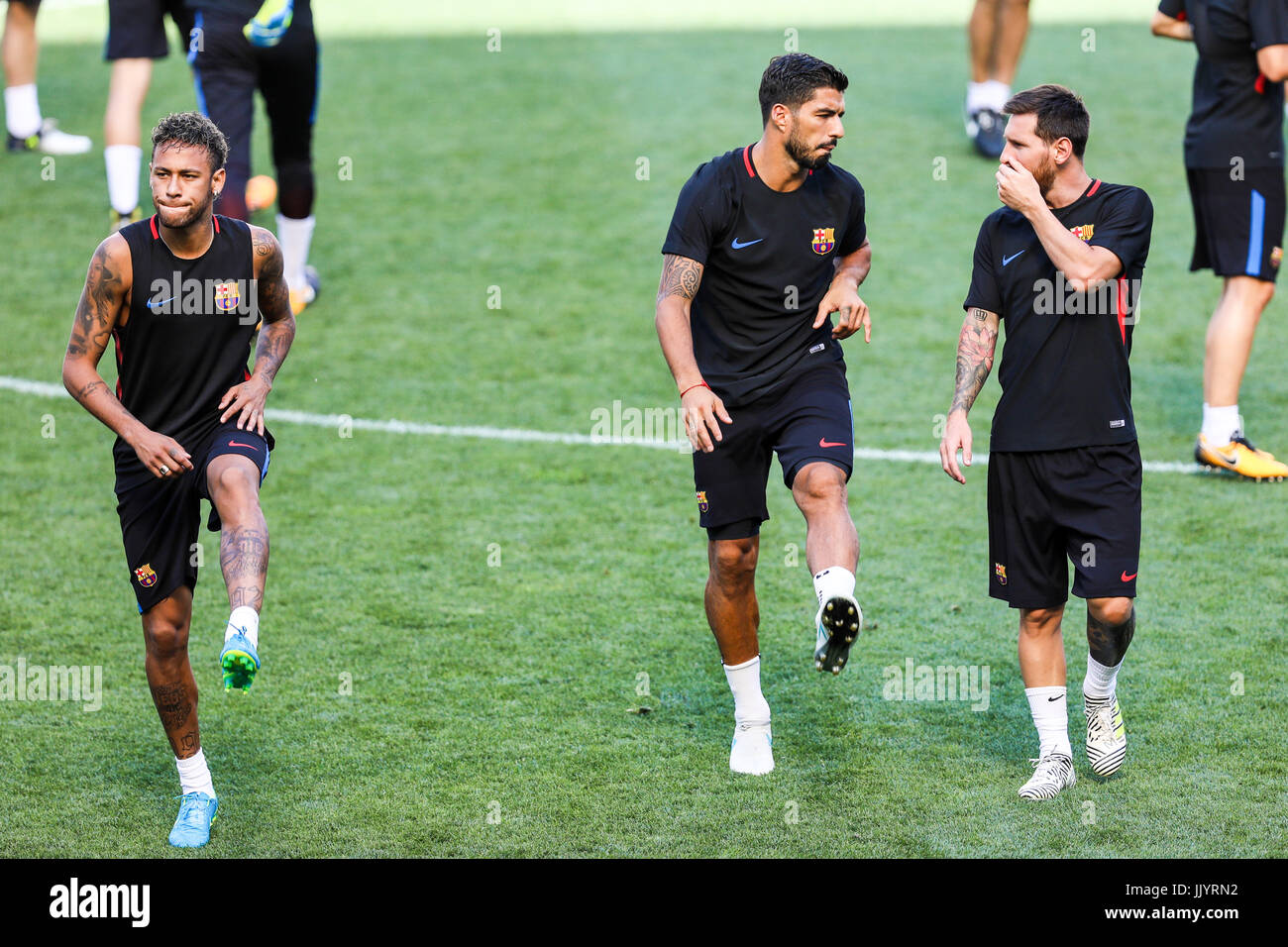 neymar jr messi suarez