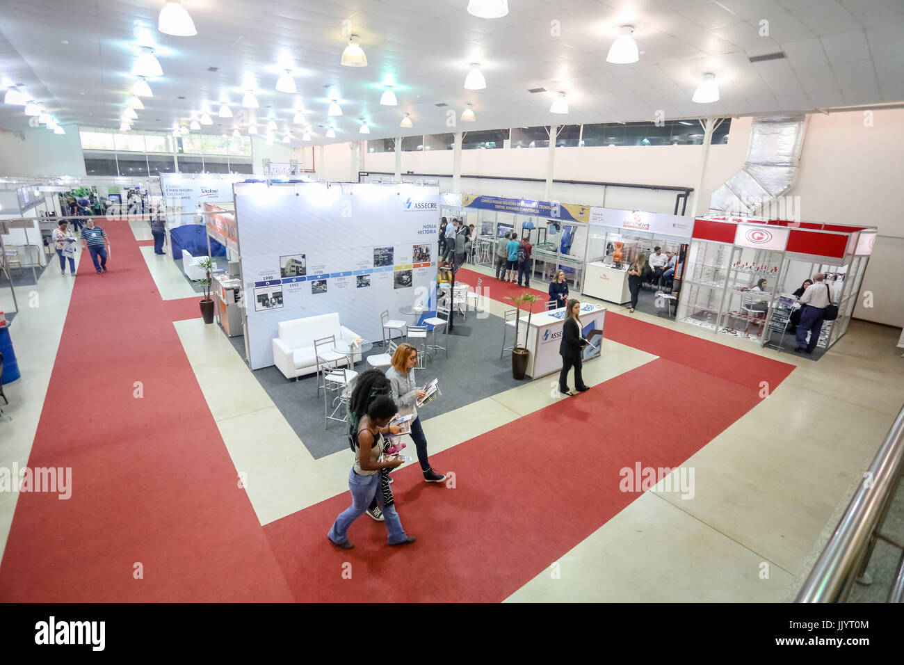 SÃO JOSÉ DOS CAMPOS, SP - 21.07.2017: FEISSECRE FEIRA DE TECNOLOGIA INDÚSTRIAL - The Industry Technology Fair (Feisecre) is in its 19th exhibition of innovative products and services for the industrial sector in São José dos Campos. The main objective of the fair is to offer the opportunity to strengthen relationships and introduce new companies. (Photo: Luis Lima Jr/Fotoarena) Stock Photo