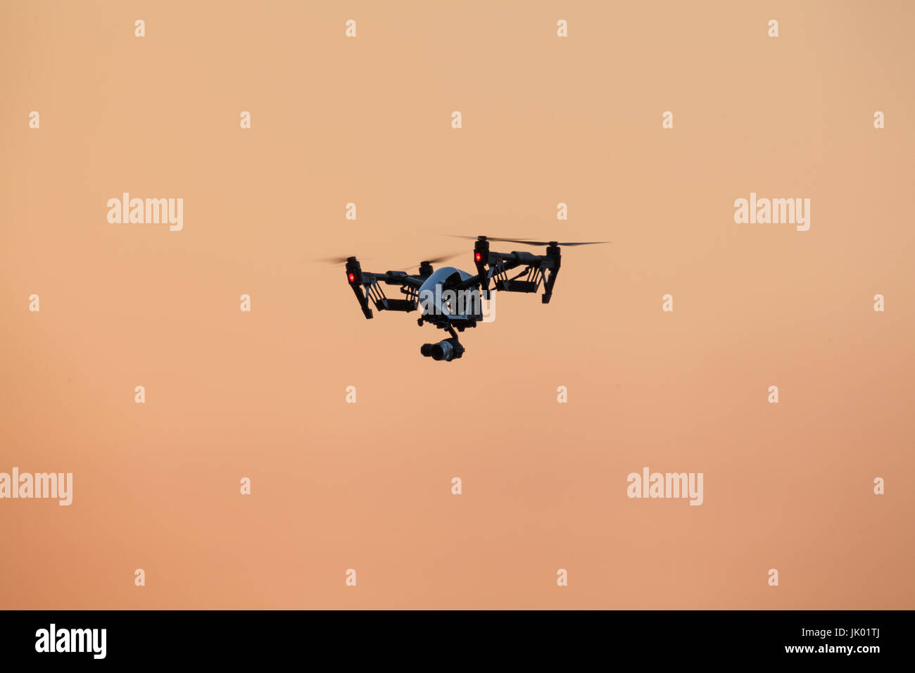 High flying drone Stock Photo