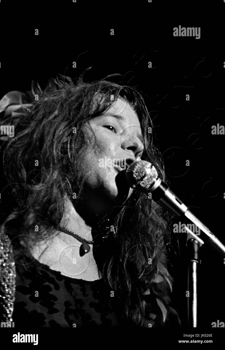 Janis Joplin performing her last concert ever at Harvard Stadium