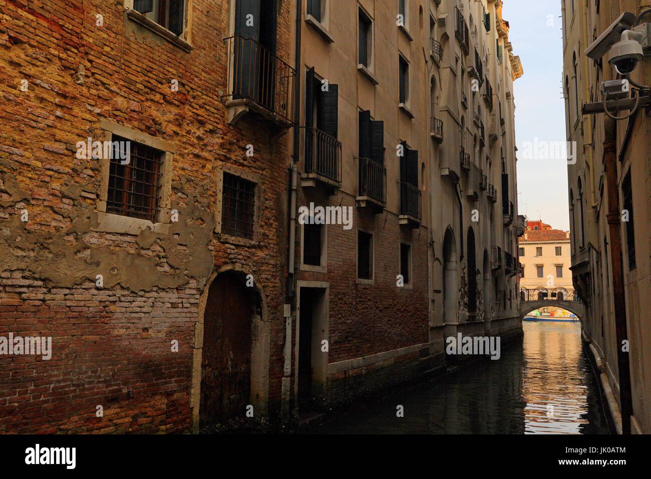 colorful houses and canal in Venice, Italy Stock Photo - Alamy