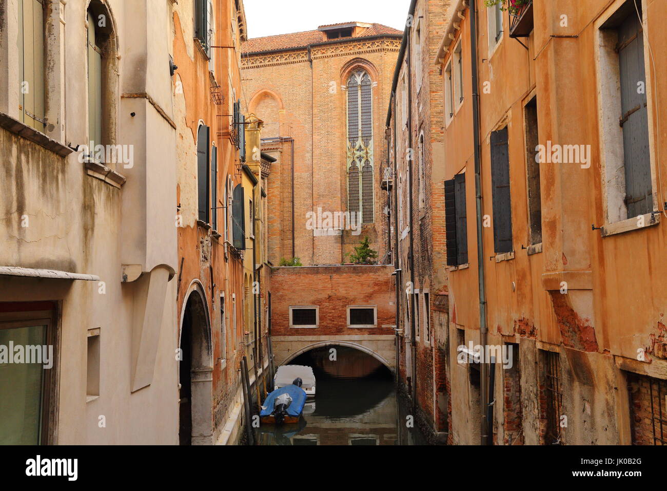 colorful houses and canal in Venice, Italy Stock Photo - Alamy