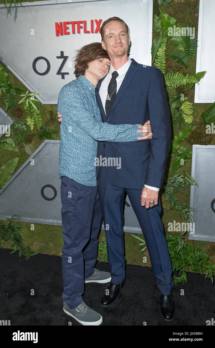 New York, United States. 20th July, 2017. Charlie Tahan and Chris Baker attends Netflix Ozark New York Premiere screening at Metrograph Credit: Lev Radin/Pacific Press/Alamy Live News Stock Photo
