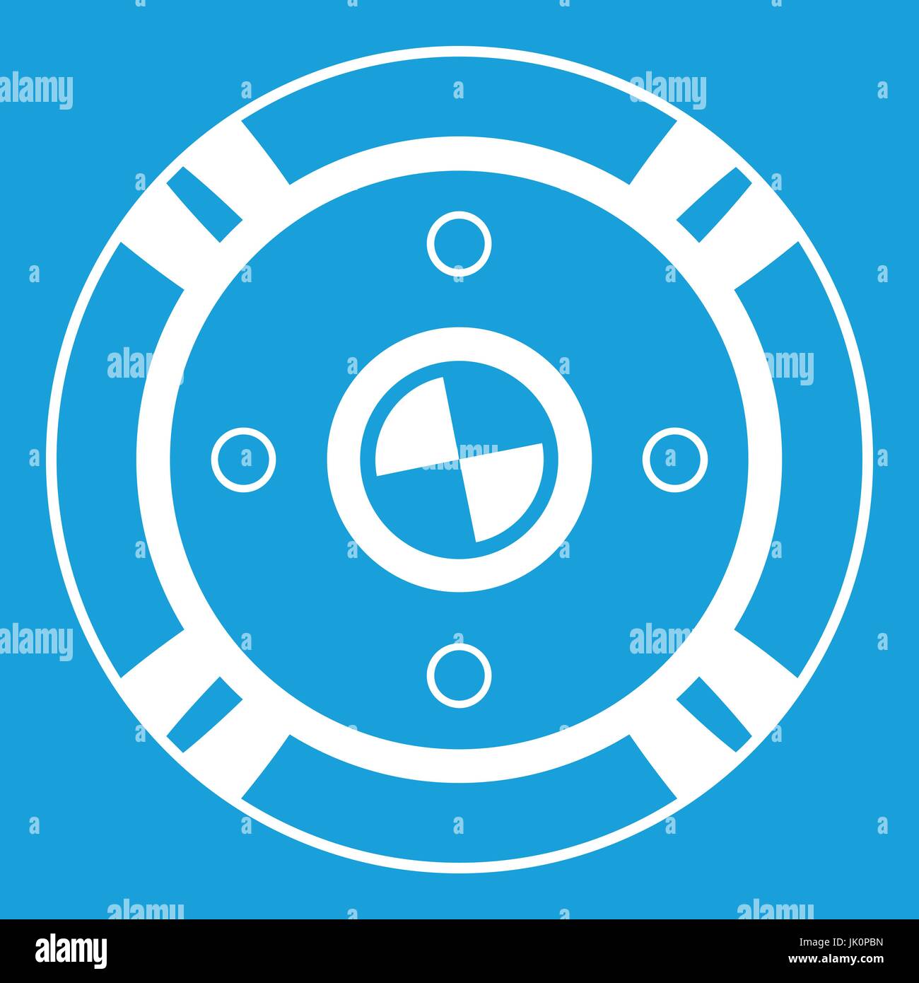 Shield icon white Stock Vector Image & Art - Alamy