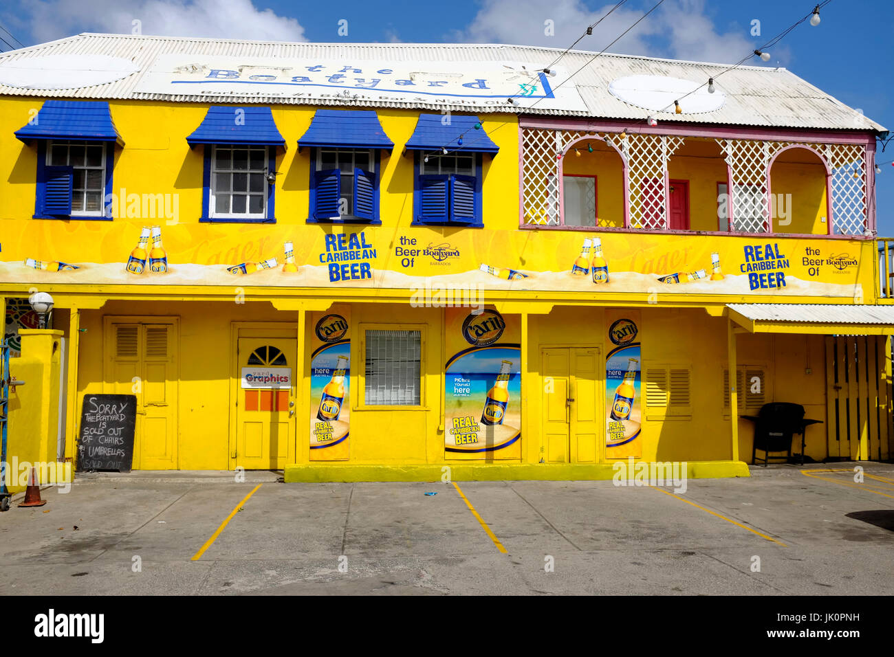 The Boatyard Beach Bar, Bridgetown, Barbados, Caribbean Stock Photo Alamy
