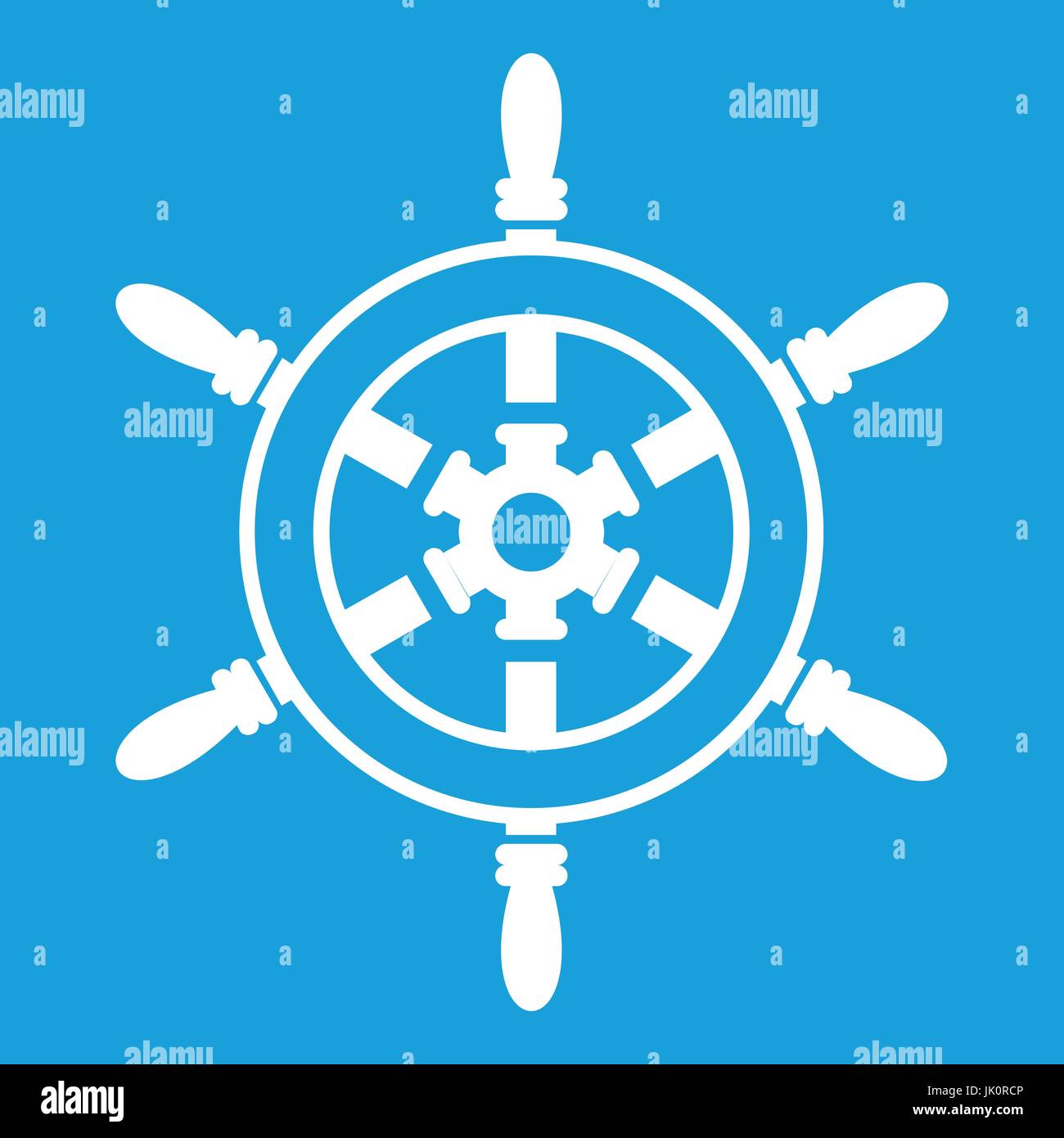 Wheel of ship icon white Stock Vector Image & Art - Alamy