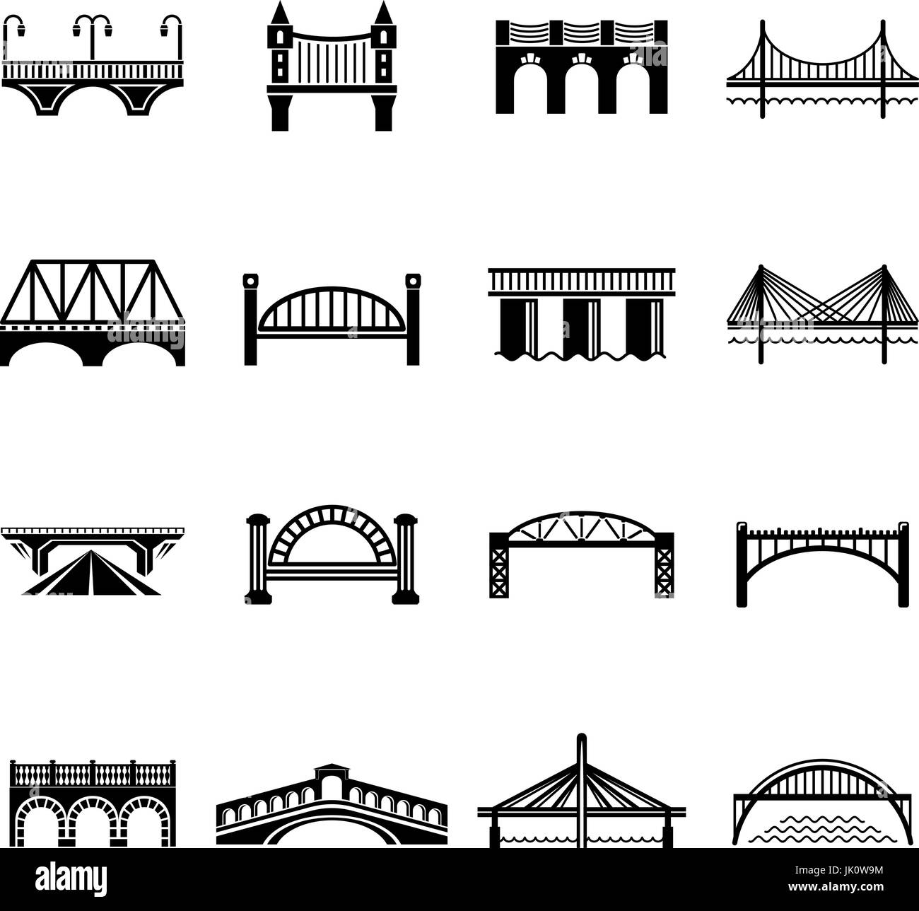 Rope bridge sign Stock Vector Images Alamy