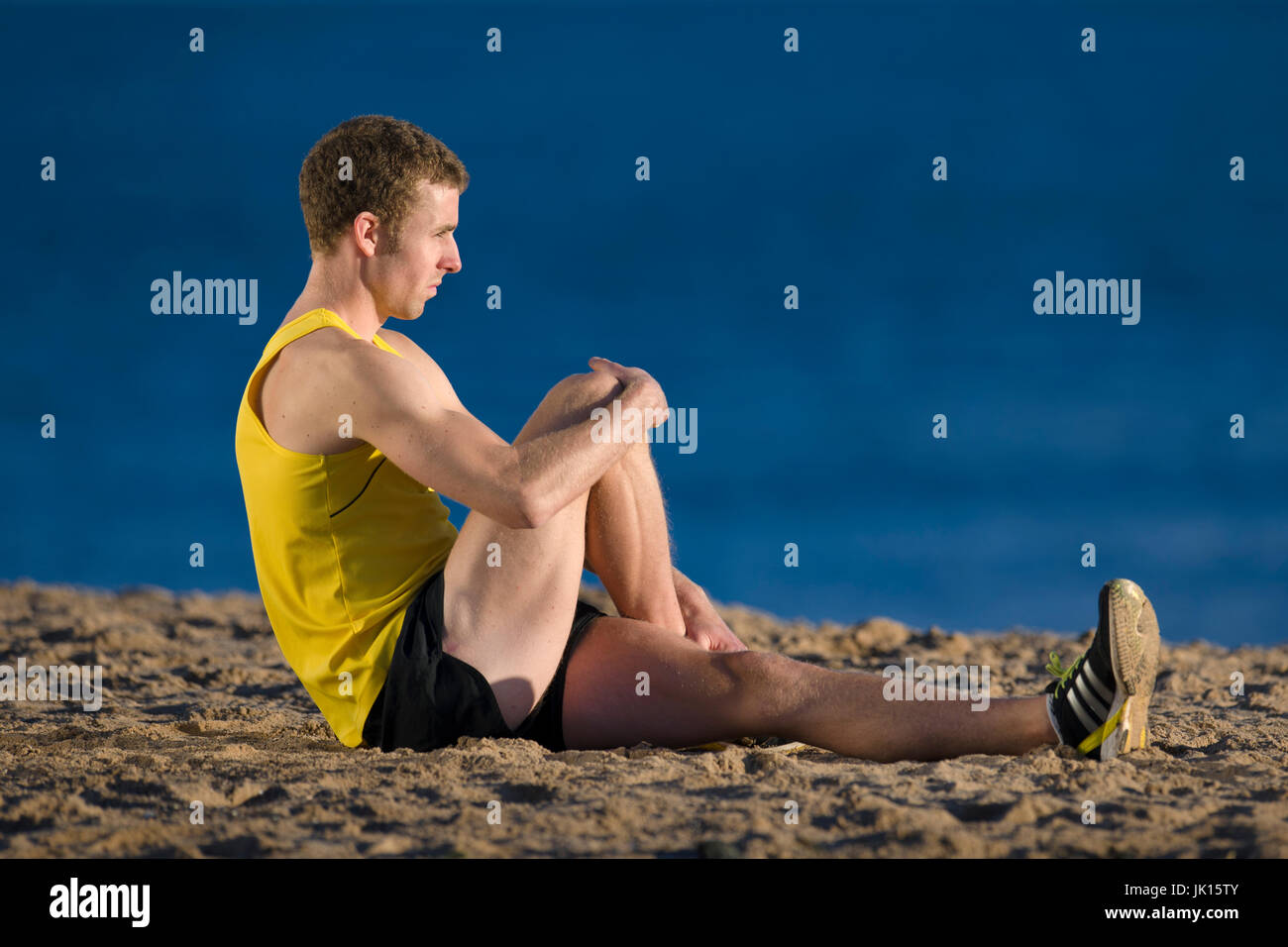 Sitting One-leg Hamstring Stretch – Medical Stock Images Company