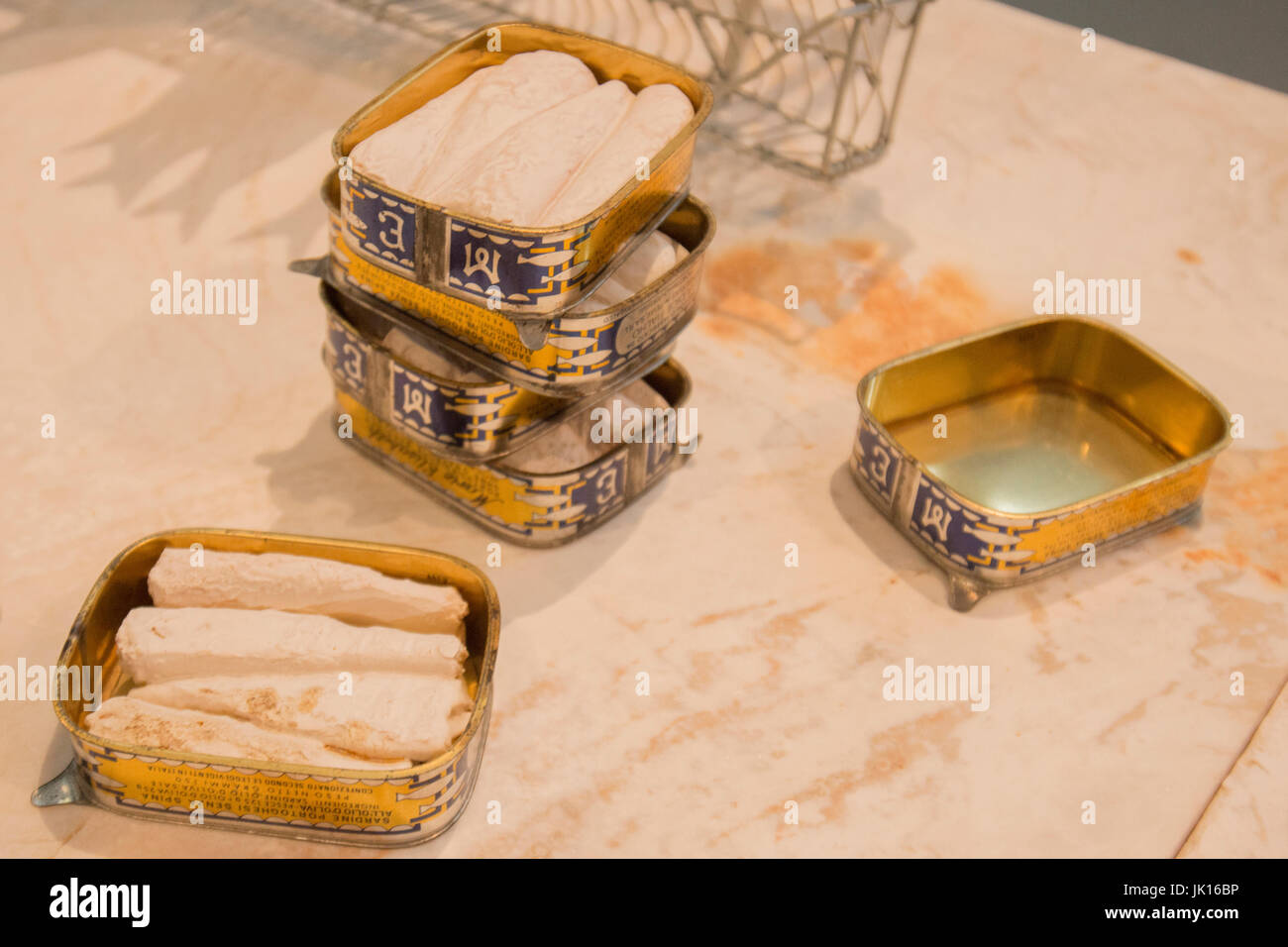 the Museu de Portimao and old Factory of sardines Fish can factory Fabrica de conservas la rose