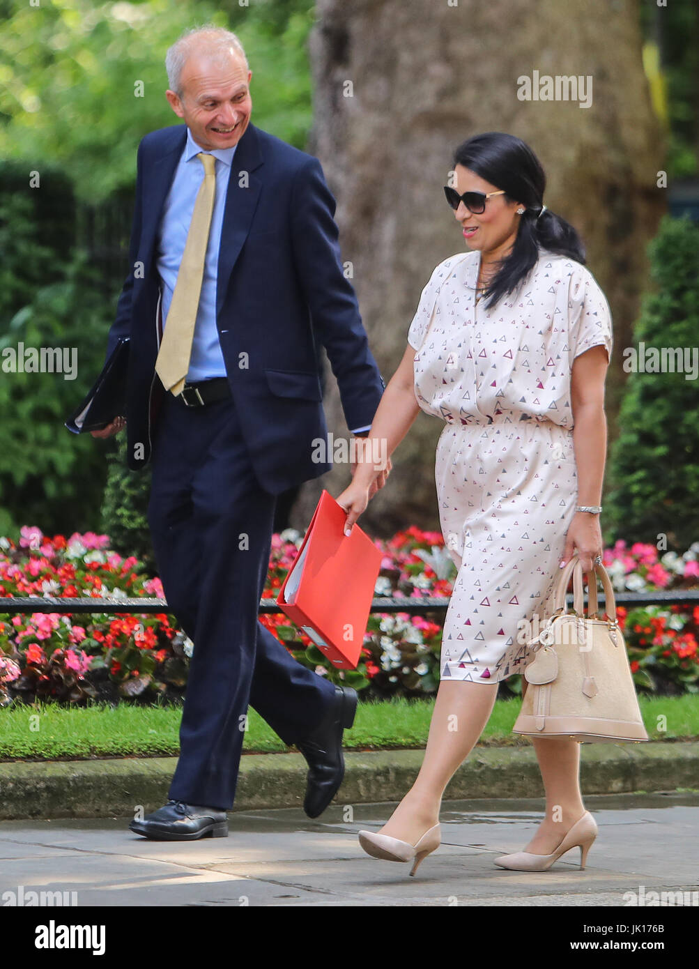 Ministers attend the weekly Cabinet meeting at 10 Downing Street ahead of tomorrow's Queens Speech  Featuring: David Liddington MP, Pritti Patel MP Where: London, United Kingdom When: 20 Jun 2017 Credit: John Rainford/WENN.com Stock Photo