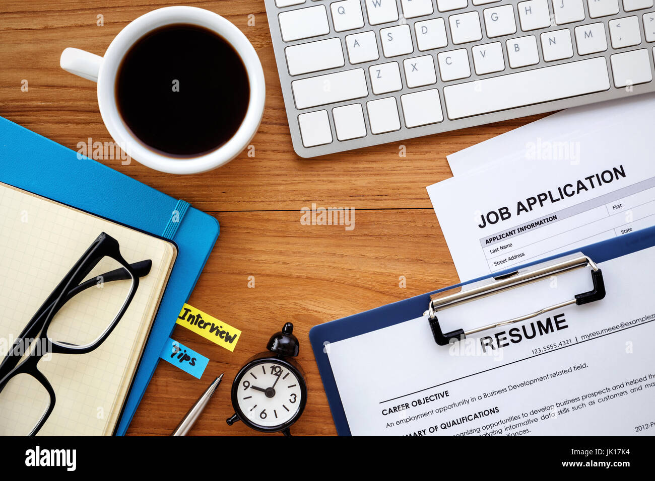Resume background hi-res stock photography and images - Alamy