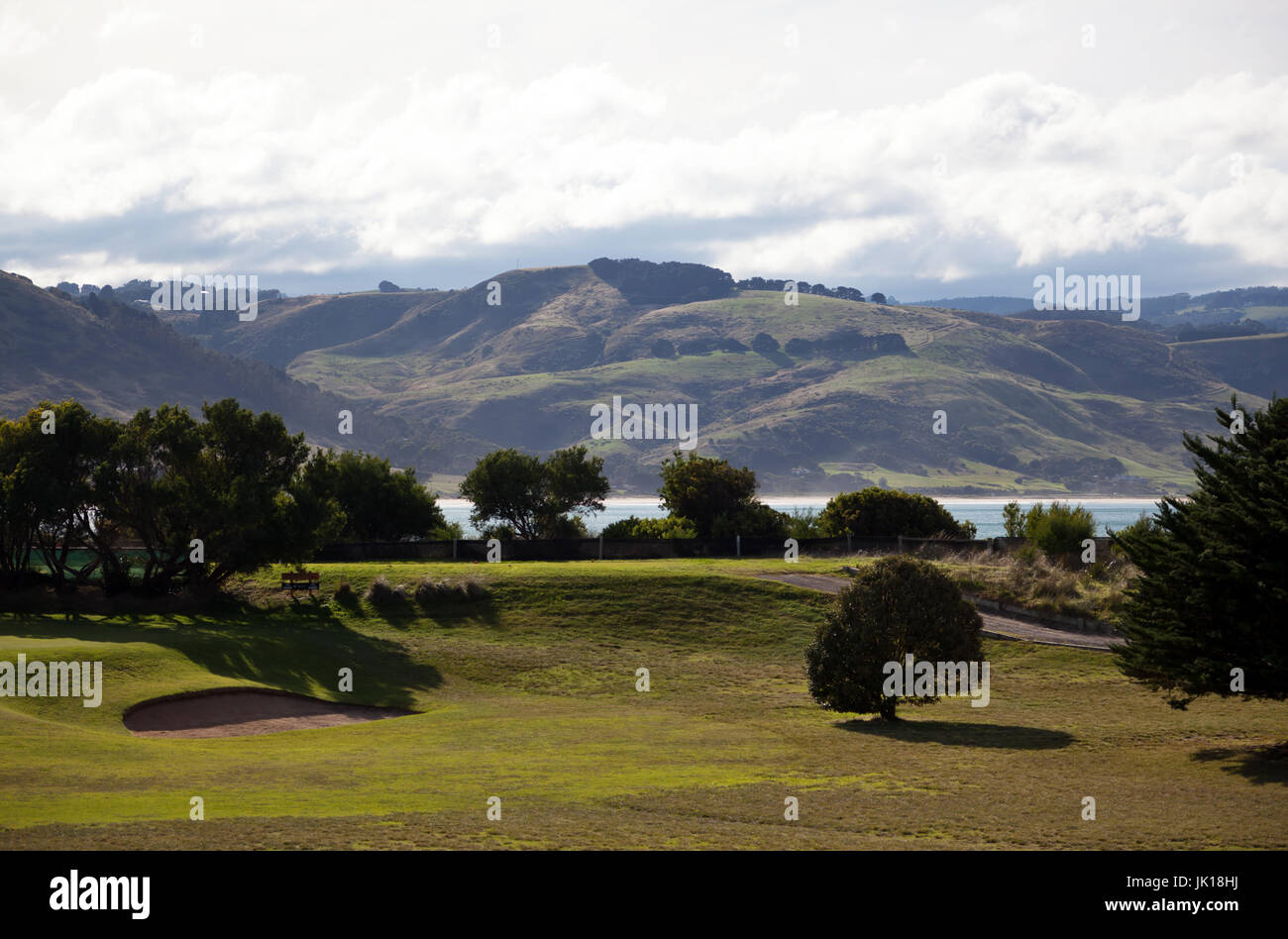 Apollo Bay Golf Course Stock Photo Alamy