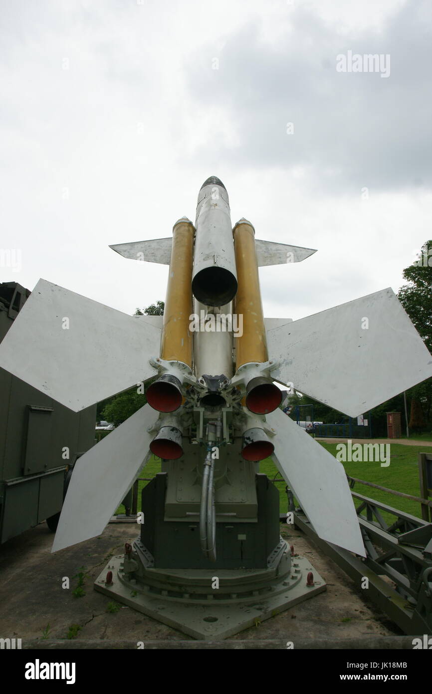 Bristol Bloodhound, British surface-to-air missile Stock Photo