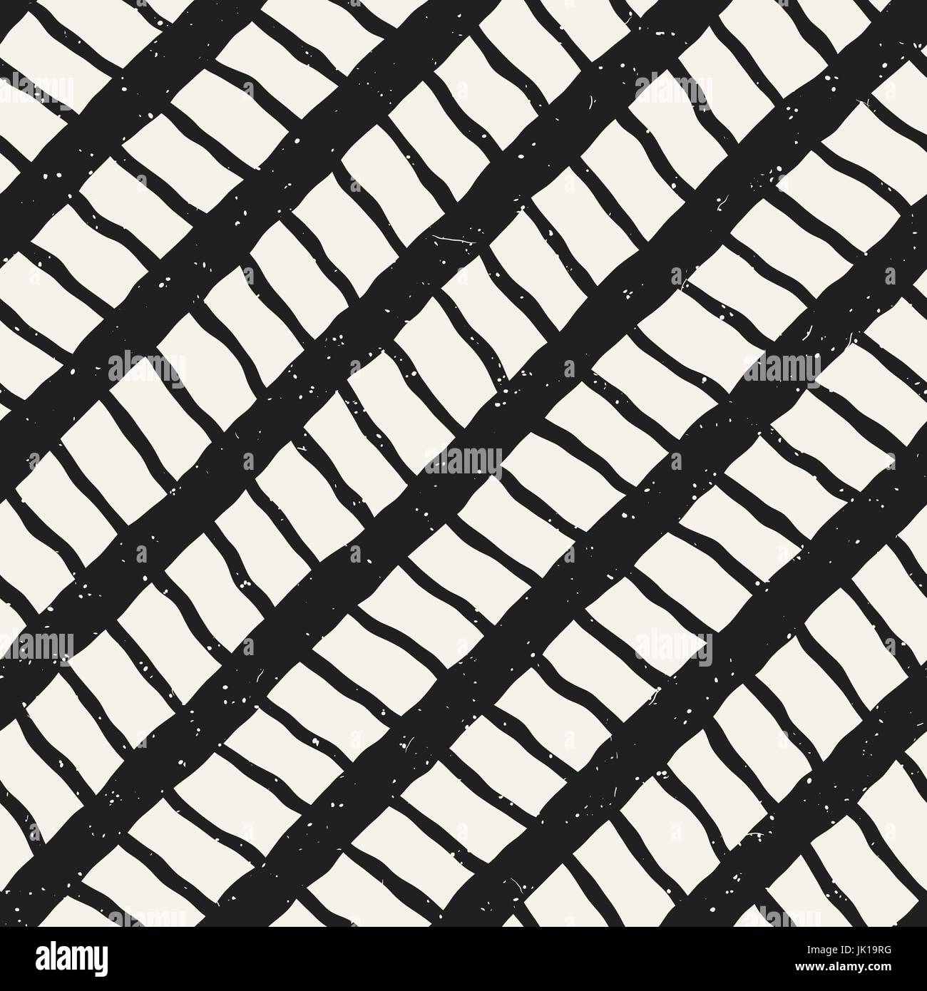 Seamless pattern hand drawn brush strokes. Ink doodle grunge ...