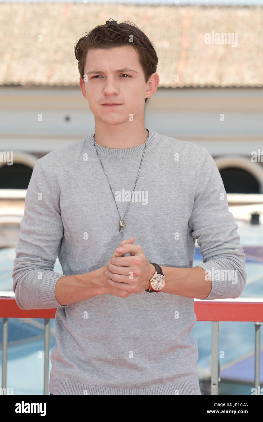 Spider-Man: Homecoming' photocall in Rome Featuring: Tom Holland Where:  Rome, Italy When: 20 Jun 2017 Credit: IPA/WENN.com **Only available for  publication in UK, USA, Germany, Austria, Switzerland** Stock Photo - Alamy