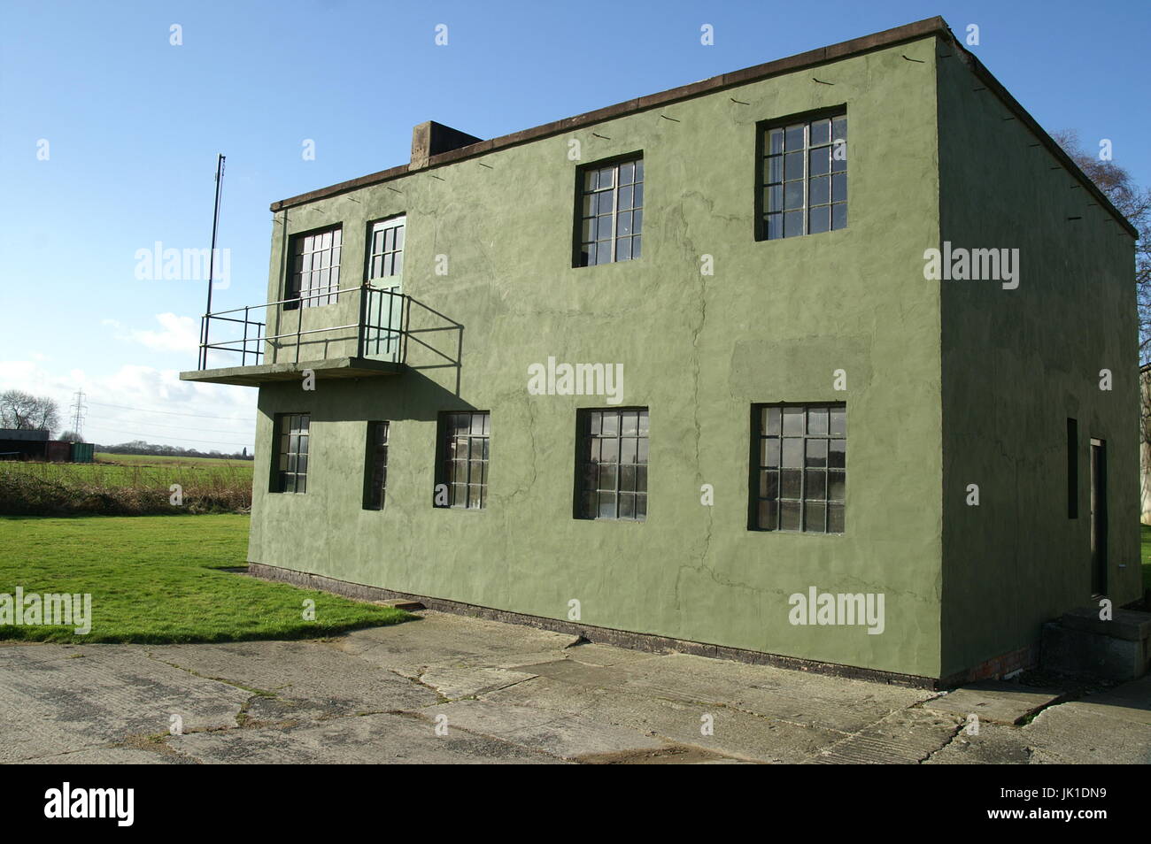 military control tower Stock Photo