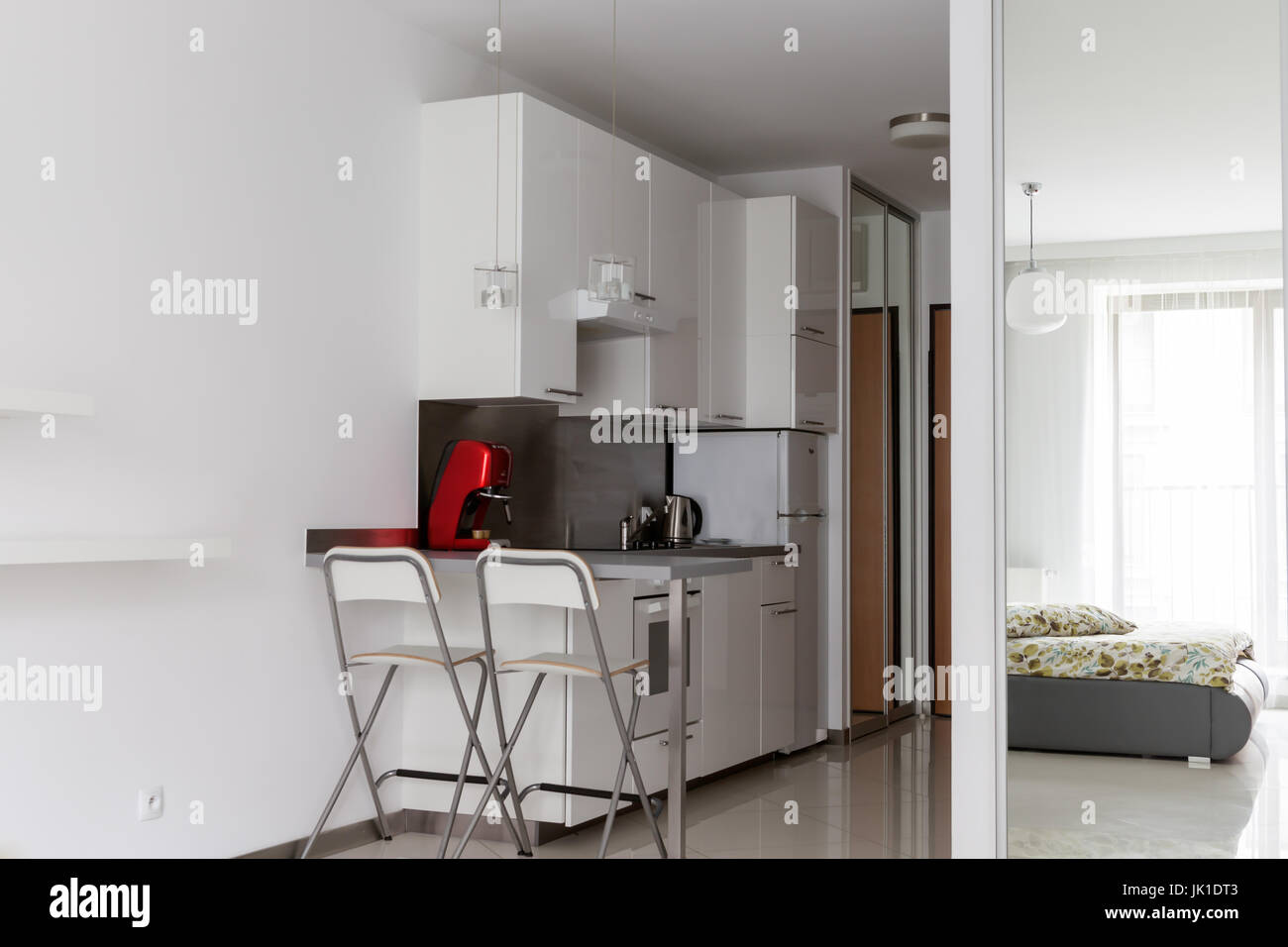 beautiful  modern kitchen interior Stock Photo